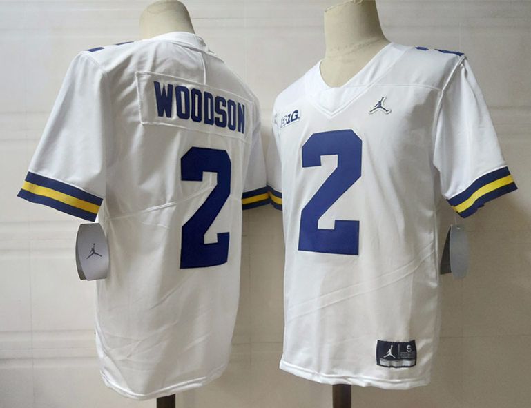 Men Michigan Wolverines #2 Woodson White 2025 NCAA Jersey